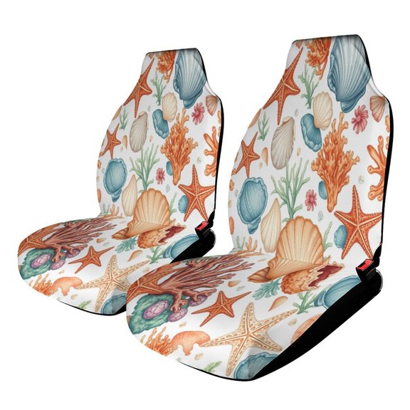 Car Seat Covers Ocean Life Pattern Universal Size Fit For Most Car Suv Truck Van Car Accessories Interior Seat Covers For Car Full Set