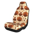 thumbnail image 1 of Car Seat Covers Are Protected From Dust And Spillage And Elastic Straps Are Easy To Install For Easy Car Suv Truck Delivery Colorful Turkey Pattern 2 Pcs, 1 of 8
