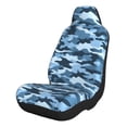 thumbnail image 1 of Car Seat Covers Are Protected From Dust And Spillage And Elastic Straps Are Easy To Install For Easy Car Suv Truck Delivery Vector Camouflage Pattern Blue_3 1, 1 of 8