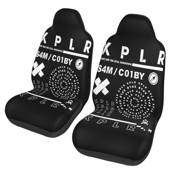 Car Seat Covers Set Of 2 Sam And Colby Front Seat Accessories Protector Cover Cushion Auto Car Decor Stretch Elastic Universal Fit For Most Vehicle Car Suv Truck