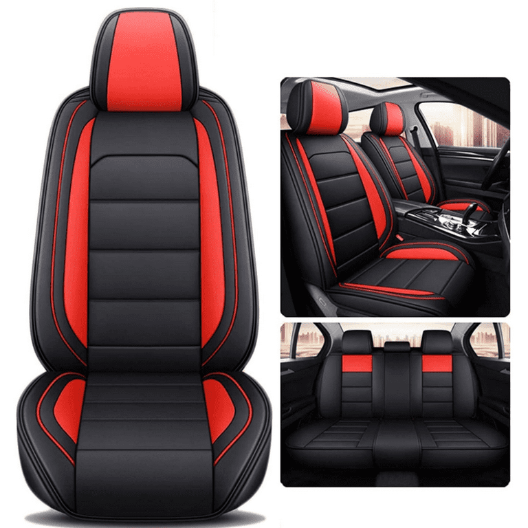 For Kia Ceed XCeed Seat Covers Black Red Front Set 1+1 Au