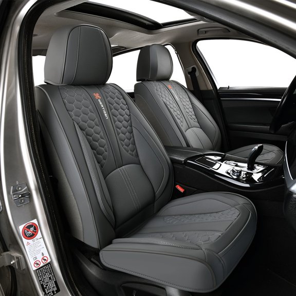 Car Seat Covers for Volkswagen GTI 2000-2014, Perfect Fit for Car Seats, Waterproof Faux Leather, Protecting Car Interiors, 5-Seat Full Set, Easy Installation
