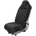 thumbnail image 1 of Car Seat Covers Waterproof Auto Seat Cover Car Front Seat Covers Universal Car Washable Non-Slip Seat Protectors Sweatproof Towel Seat Covers for Swimming, Running, Workouts, 1 Pc Black, Topboutique, 1 of 8