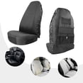 thumbnail image 1 of Car Seat Covers, Waterproof Oxford Cloth, PU Coated, Two-Piece Set, Stain-Resistant, Mesh Pockets for Organization, Fits Driver and Passenger Seats, 1 of 6