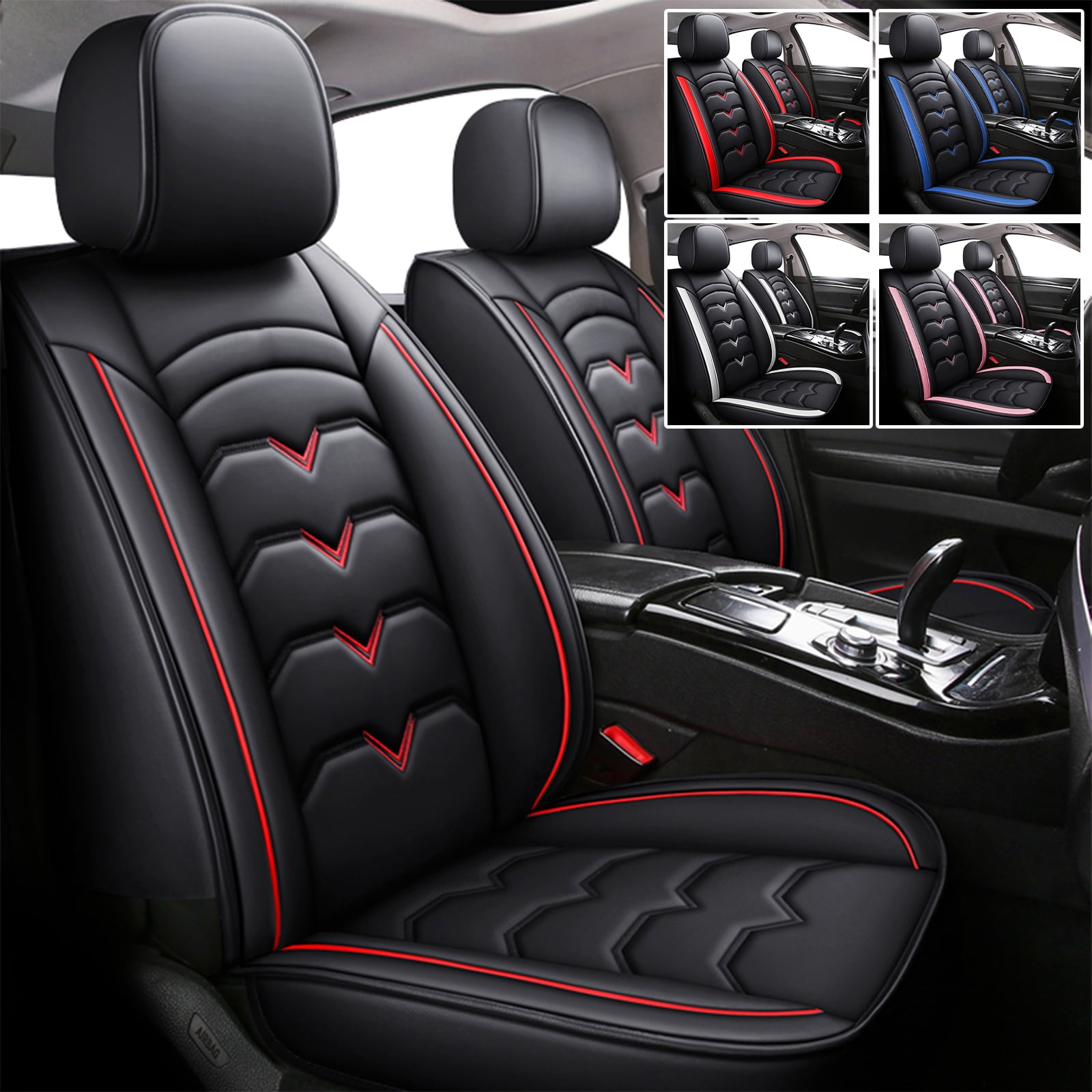 FANOTEK Car Seat Covers for 5 Seats Sedan SUV Universal Fit, Wear ...