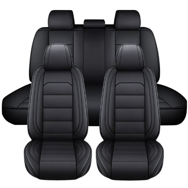 Car Seat Covers for INFINITI Q50 5 Seats, Premium PU Leather Auto Seat Cushions Protector, Front