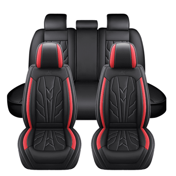 Car Seat Covers for Lexus LS460 2013 Perfect Fit for Car Seats, Waterproof Faux Leather, Protecting Car Interiors, 5-Seat Full Set, Easy Installation