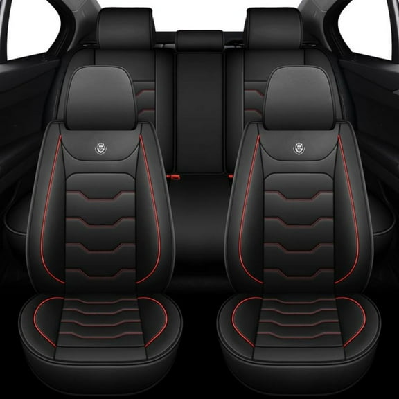 Car Seat Covers for Lexus LS460 2016 Perfect Fit for Car Seats, Waterproof Faux Leather, Protecting Car Interiors, 5-Seat Full Set, Easy Installation