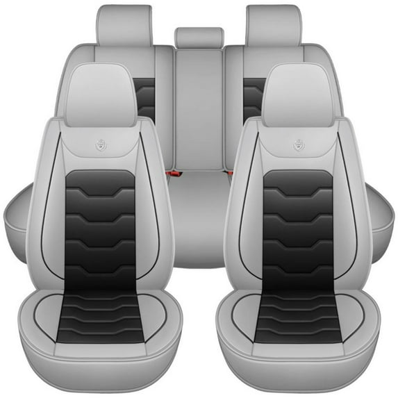 Car Seat Covers for Mazda 6 2014 Perfect Fit for Car Seats, Waterproof Faux Leather, Protecting Car Interiors, 5-Seat Full Set, Easy Installation