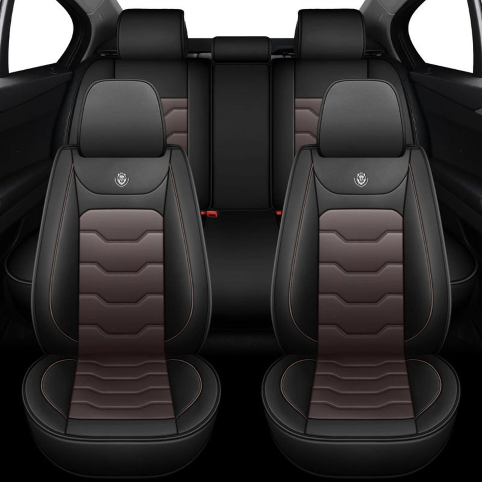 Car Seat Covers for Toyota RAV4 2018 Perfect Fit for Car Seats, Waterproof Faux Leather, Protecting Car Interiors, 5-Seat Full Set, Easy Installation