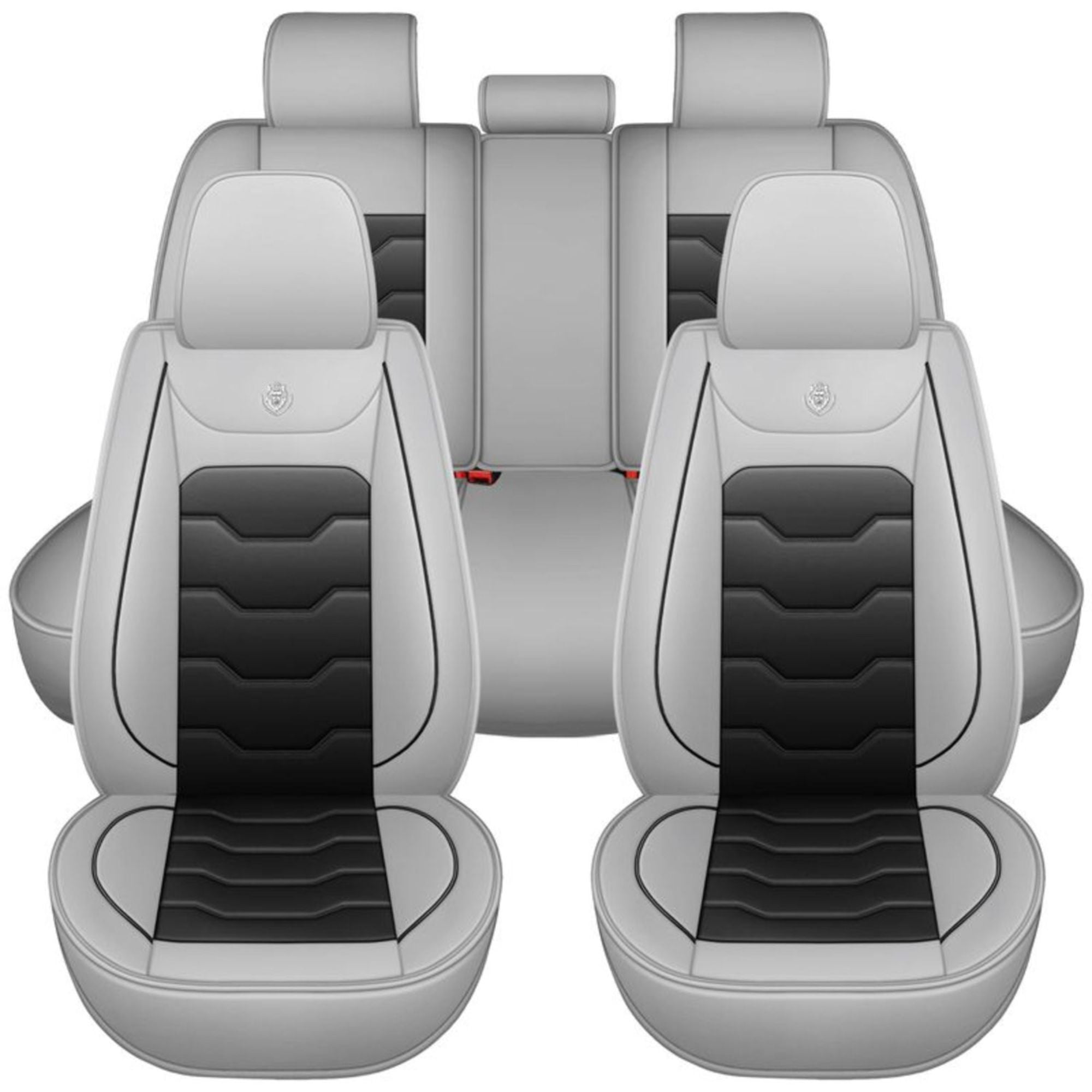 Car Seat Covers for Toyota RAV4 2018 Perfect Fit for Car Seats, Waterproof Faux Leather, Protecting Car Interiors, 5-Seat Full Set, Easy Installation