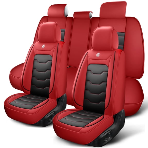 Car Seat Covers for Toyota RAV4 2019 Perfect Fit for Car Seats, Waterproof Faux Leather, Protecting Car Interiors, 5-Seat Full Set, Easy Installation