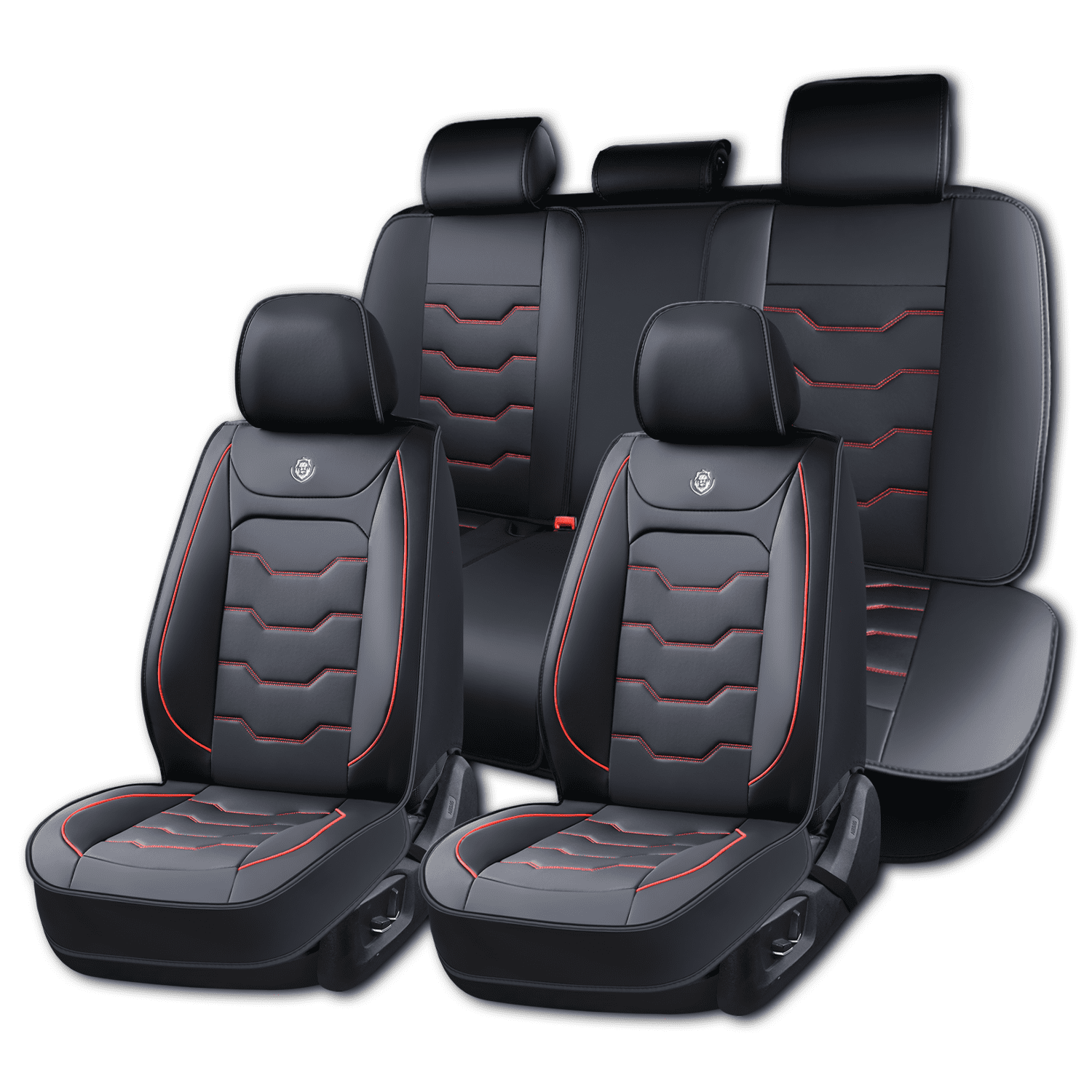 Car Seat Covers for Toyota RAV4 2025 Perfect Fit for Car Seats, Waterproof Faux Leather, Protecting Car Interiors, 5-Seat Full Set, Easy Installation