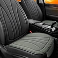 thumbnail image 1 of Car Seat Cushion Gray • Breathable Mesh Material • All Season Leather Full Surround • 19.6x19.6in Driver Seat Pad, 1 of 6