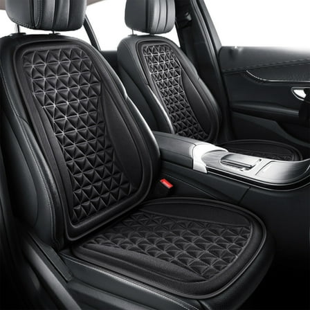 Car Seat Cushion with Back Support Pillow: Enhanced Comfort Memory Foam Design for Pain Relief, Ideal for Drivers and Office Use - Ergonomic Lumbar Comfort for Long Sitting - Black