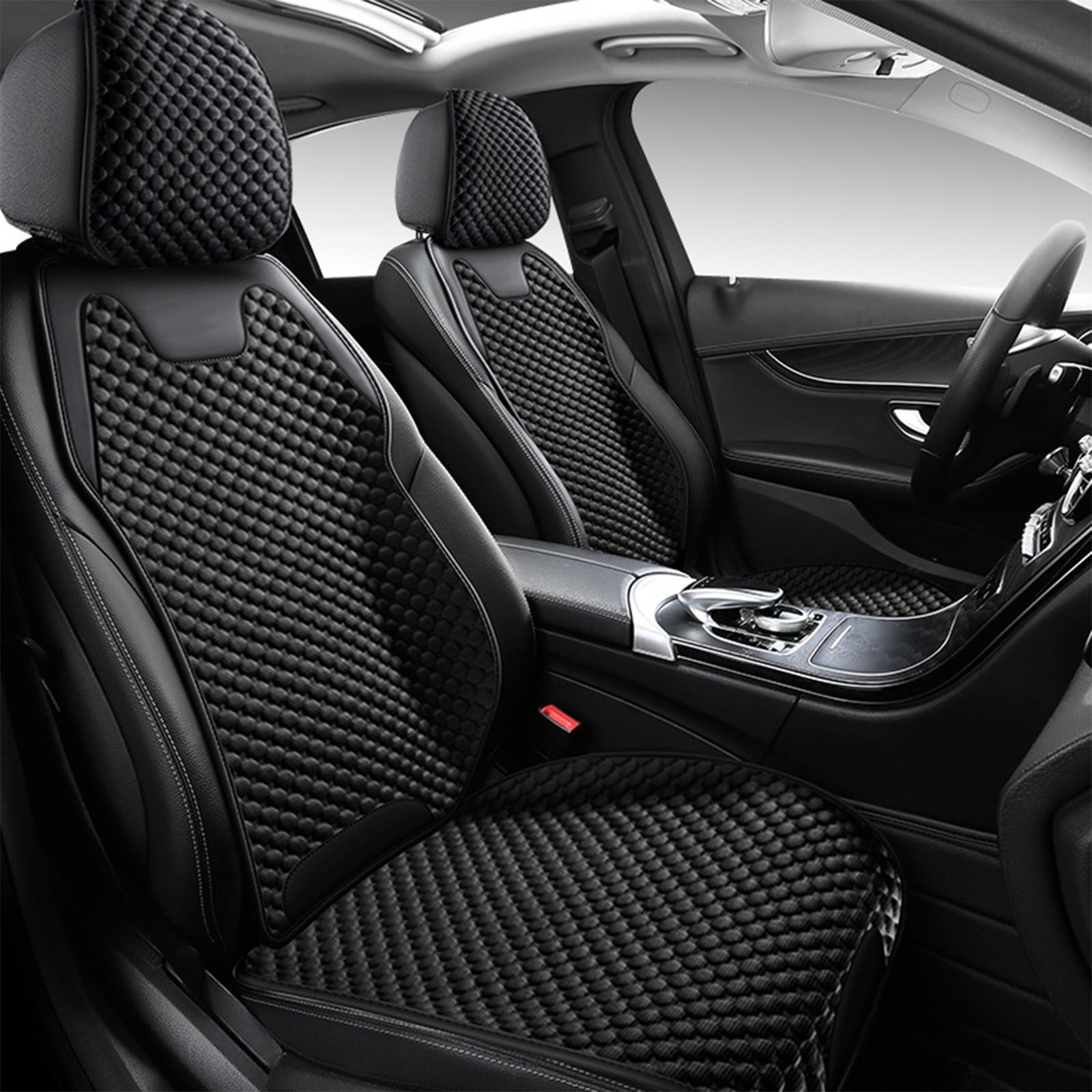 Coussin Assise & Dos Reenly – Mousse Mémoire Ergonomique, Anti-Dérapant – Pour Siège Auto, Bureau Ou Canapé (Gris)