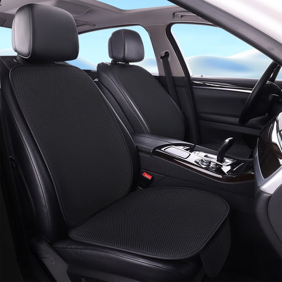 Car Seat Cushion with Backrest | 3D Ventilated Breathable Mesh | Fast Heat Dissipation | All Seasons Comfort | Cool Summer Support | Universal Fit | 62x50x50cm | Portable Removable Pad