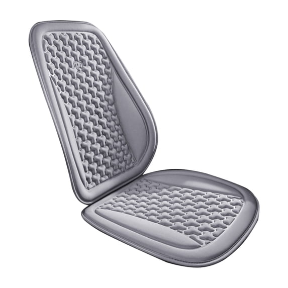 Car Seat Cushion and Backrest Set with Breathable Ventilation for Summer Coolness and Year Round Comfort Separate Pieces for Customizable Support on Long Drives and Commutes