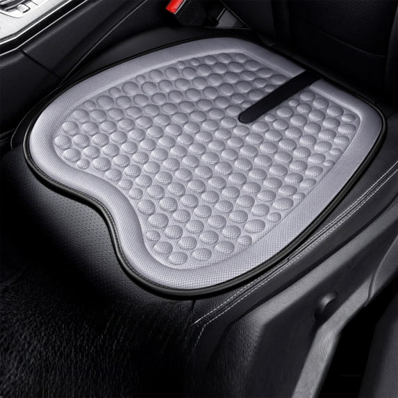 Car Seat Cushion Backrest | Ventilated Mesh Gel Support | All Season Comfort & Cooling | Breathable 3D Structure | Fits Most Cars | Portable Removable Design | 25.6x17.7 in | 1 Pack