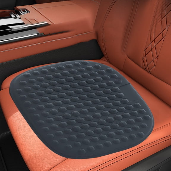 Car Seat Cushion, Breathable Cellular Gel Cushion for Summer, Ice Silk Cool Seat Cushion, Shock Absorbing and Pressure Relief for Comfortable Driving