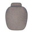 thumbnail image 1 of Car Seat Cushion Breathable Linen Interior Protector for All Season Automotive Driving Comfort Gray, 1 of 6