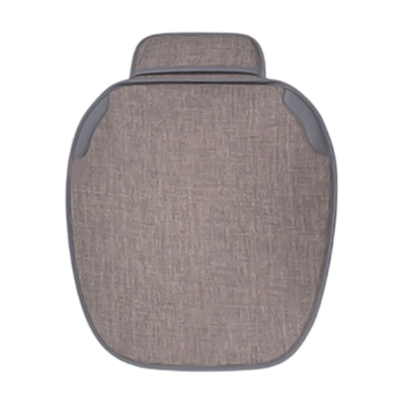 Car Seat Cushion Breathable Linen Interior Protector for All Season Automotive Driving Comfort Gray