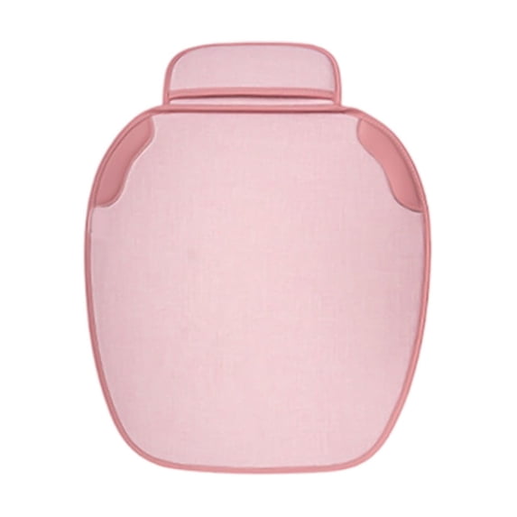 Car Seat Cushion Breathable Linen Interior Protector for All Season Automotive Driving Comfort Pink