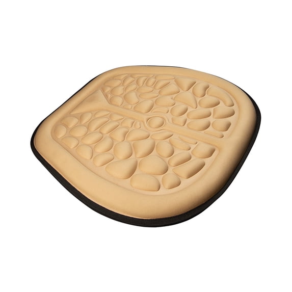 Car Seat Cushion, Comfort Memory Foam Driver Seat Cushion Improve Driving View, Seat Cushions for Car Seat Driver, Office Chair, Wheelchair (Beige)