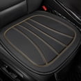 thumbnail image 1 of Car Seat Cushion Full Coverage Leather Design All Season Comfort with Breathable Mesh for Driving Comfort, 1 of 5