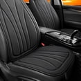 thumbnail image 1 of Car Seat Cushion Full Coverage Leather Design All Season Comfort with Breathable Mesh for Driving Comfort, 1 of 5