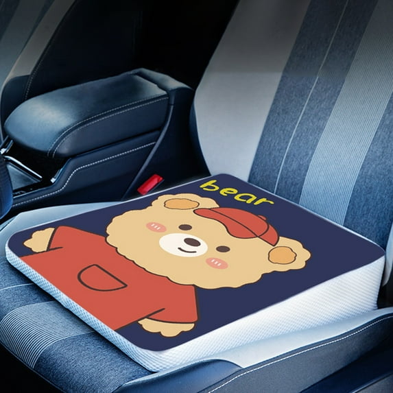Car Seat Cushion, Harpi Comfort Memory Foam Car Cushions for Driving, Car Seat Cushion Universal Four Season Sloping Height Seat Cushion 6cm