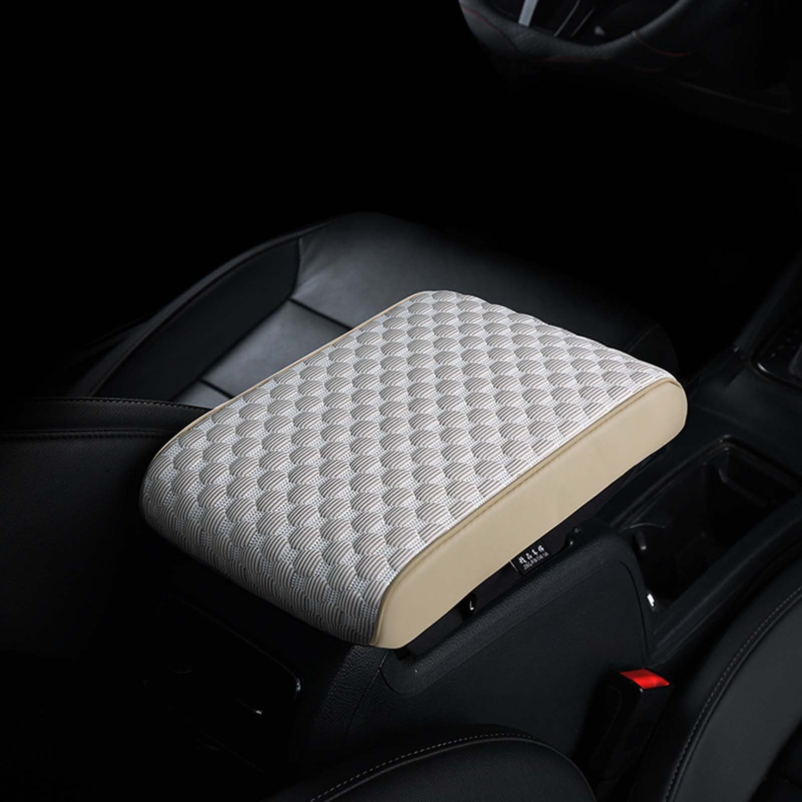 Car Seat Cushion Layer Armrest Cushion Memory Cotton Mesh Red Style