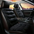 thumbnail image 1 of Car Seat Cushion, Luxury Short Plush Seat Cover for Front Car Seats, Universal Seat Protector, Winter Warmth, Suitable for Cars, Suvs, Pickup Trucks, Minivans,Gray, 1 of 8