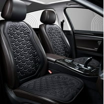 Car Seat Cushion, Memory Foam Cushion for Car Seat, Lumbar Support Pillow, Seat Cushion for Full Back and Seat, Ideal for Car Seat Driver, Office Chair, Wheelchair and Back Pain Relief (Black)