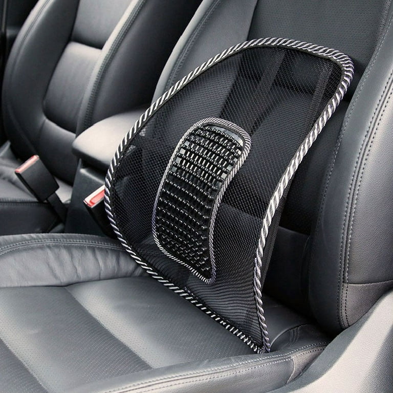 Air Car Cushion Cover Car Seat Support Cushion Driver Lumbar Pad Seat Lumbar  Support, Leather Car Backrest Pad Car Lumbar Support Automotive Accessories  for Car