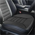 thumbnail image 1 of Car Seat Cushion Pad, 20''×18'' Comfort Car Seat Protector with 1.2" Thick Memory Foam, Driver Seat Cushion Auto Seat Cover with Non-Slip Bottom for Car, Home and Office Chairs (Black), 1 of 6