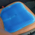 thumbnail image 1 of Car Seat Cushion Pad, Hollow Breathable Honeycomb Design for All Season Comfort, Silicone Truck Seat Pad for Cooling and Support, Non Slip Car Seat Mat for Drivers Office Chairs and Travel, 1 of 7