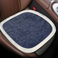 thumbnail image 1 of Car Seat Cushion Pad | Warm Polyester Fabric with Breathable Soft Texture | Anti-Slip Design | All-Season Comfort | Ergonomic Sponge Support | Single Piece | 21.65"x21.65", 1 of 6