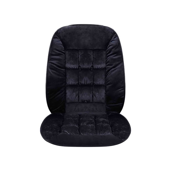 Car Seat Cushion Plush Seat Covers for Front Car Seat Bottom+Backrest,Seat Cushion Protector Universal Warm in Winter Works with Sedan SUV Pickup Minivan