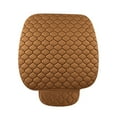 thumbnail image 1 of Car Seat Cushion, Plush Seat Pad, Non-Slip Rubber Bottom with Storage Pouch, Premium Silk Wadding for Winter Comfort, Easy Installation, Durable Protection for Vehicle Interior, 1 of 4