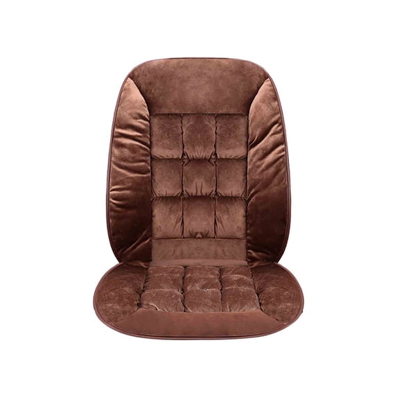 Car Seat Cushion with Soft Padded Breathable Surface, Comfortable Seat Cover Pad for Everyday Commuting, Rideshare Duty and Long Distance Travel(Coffee)
