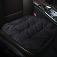 thumbnail image 1 of Car Seat Cushion, Soft Plush Auto Seat Cover with Non-Slip Silicone Bottom & Storage Pocket, Universal Breathable Vehicle Seat Cushion Pad for Car Truck SUV, Car Accessories - Black, 1 of 6