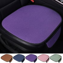 Car Seat Cushion Ventilated 3D Airflow Support | Universal Breathable Fiber Pad | Fast Heat Dissipation | All Seasons Comfort | Portable Removable | 19.7x19.7 in | Single Pack