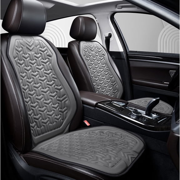Car Seat Cushion Ventilated Summer Cool, Usupdd Breathable 3D Mesh Car Seat Cushion Backrest, 43.3x19.68 Inches Fast Heat Dissipation Car Seat Pad for All Seasons, Gray