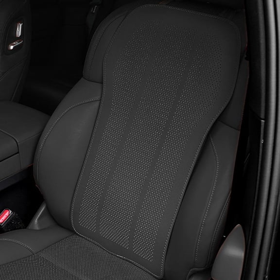 Car Seat Cushion with Back Support: Wear-Resistant Leather, Easy to Install, Suitable for Most Vehicles