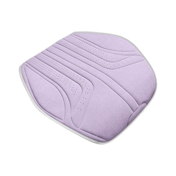 Car Seat Cushion with Breathable Mesh Cover, Velvet Leather Half Pack for All-Season Comfort, Enhanced Air Circulation & Durable Support
