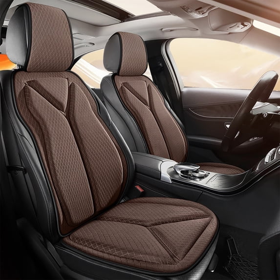 Car Seat Cushion with Ventilated Backrest and 3D Breathable Structure, Fast Heat Dissipation for Summer Comfort, All Season Cooling Pad for Sedan SUV