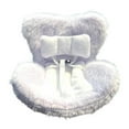 thumbnail image 1 of Car Seat for Dolls with Soft Furry Cushion, Soft Comfortable Vent Clip and Desktop Stand, Pretty Cute Car Seat for Dolls, Functional Car Ornament for Fans and Doll Collectors, Air Vent Clip, 1 of 4