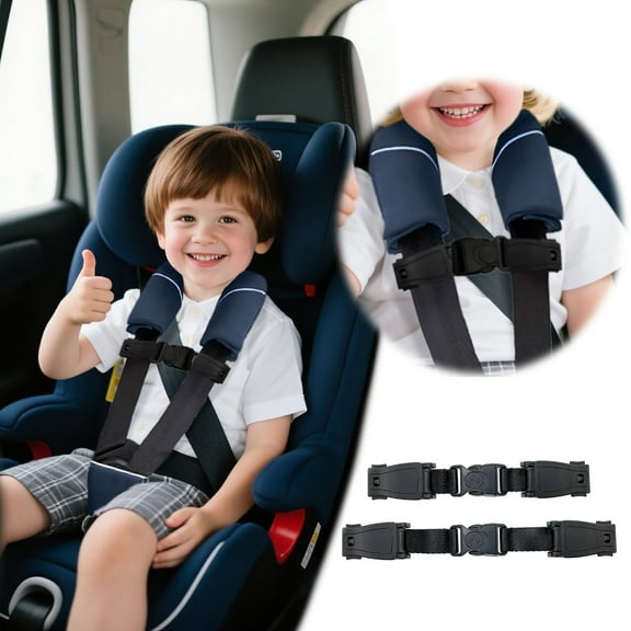 Car Seat Escape Prevention Chest Strap Belt Clip Backpack Chest Lock Suitable for Car Interiors of Campers and Sedans