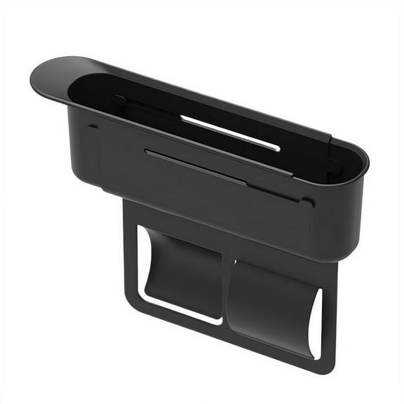 Car Seat Filler Car Seat Storage Box, Side Inserts Organizer Guard, Console Catcher Fillers Stop Things from Dropping, ABS Black Fits Most Cars